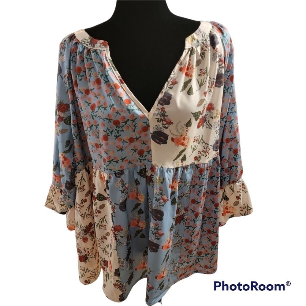 Misslook women's top size large floral